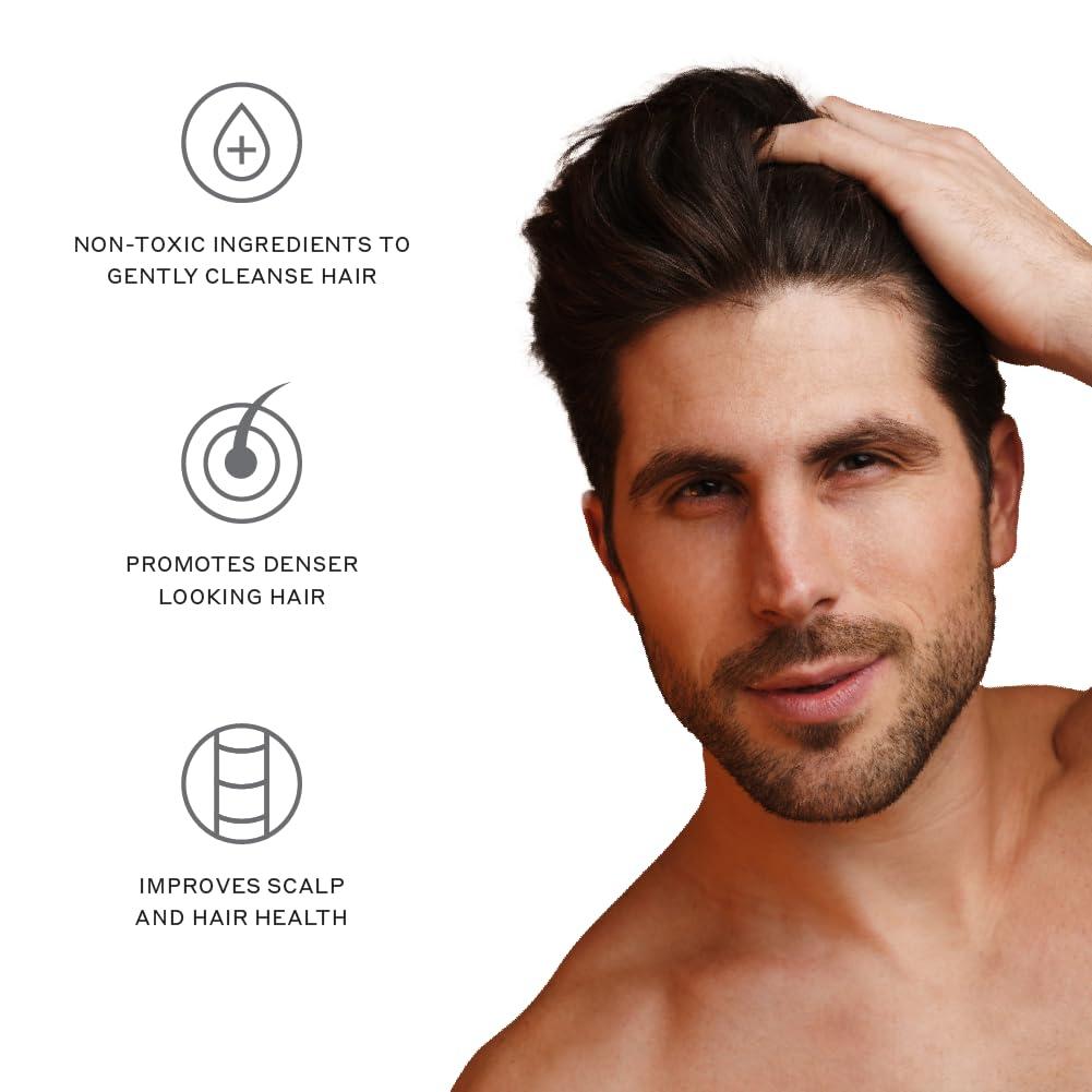 imageZENAGEN Revolve Mens Thickening Shampoo Supports Appearance of Fuller HealthierLooking Hair Developed for Fine amp Visibly Thinning Hair PlantBased ColorSafe 5Minute Treatment16 Ounce Pack of 1