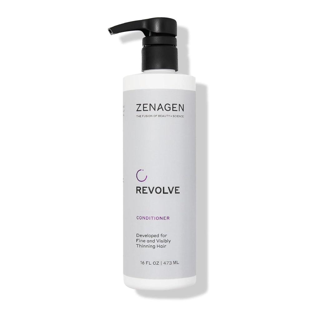 imageZENAGEN Revolve Conditioner Unisex Supports Scalp Health amp Appearance of Fuller Healthier Hair Developed for Fine amp Visibly Thinning Hair PlantBased ColorSafe Vegan16 Ounce Pack of 1
