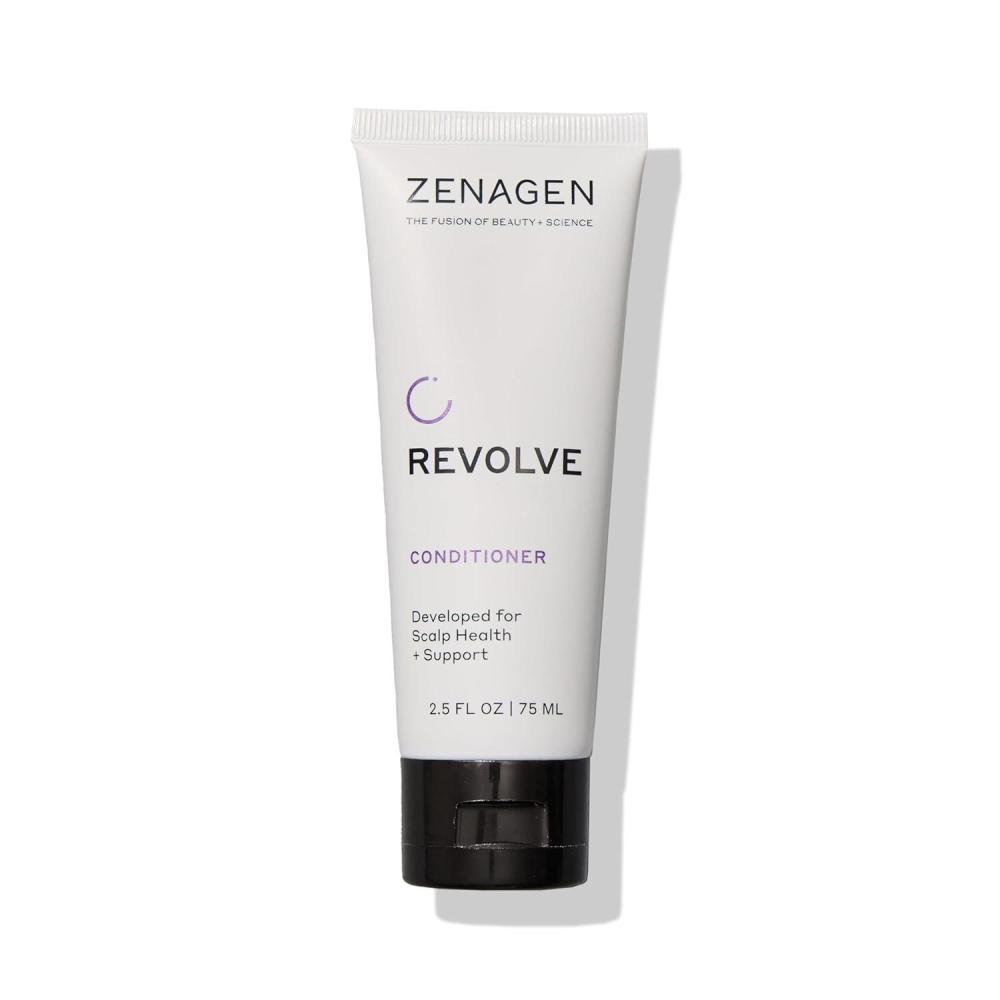 imageZENAGEN Revolve Conditioner Unisex Supports Scalp Health amp Appearance of Fuller Healthier Hair Developed for Fine amp Visibly Thinning Hair PlantBased ColorSafe Vegan25 Fl Oz Pack of 1