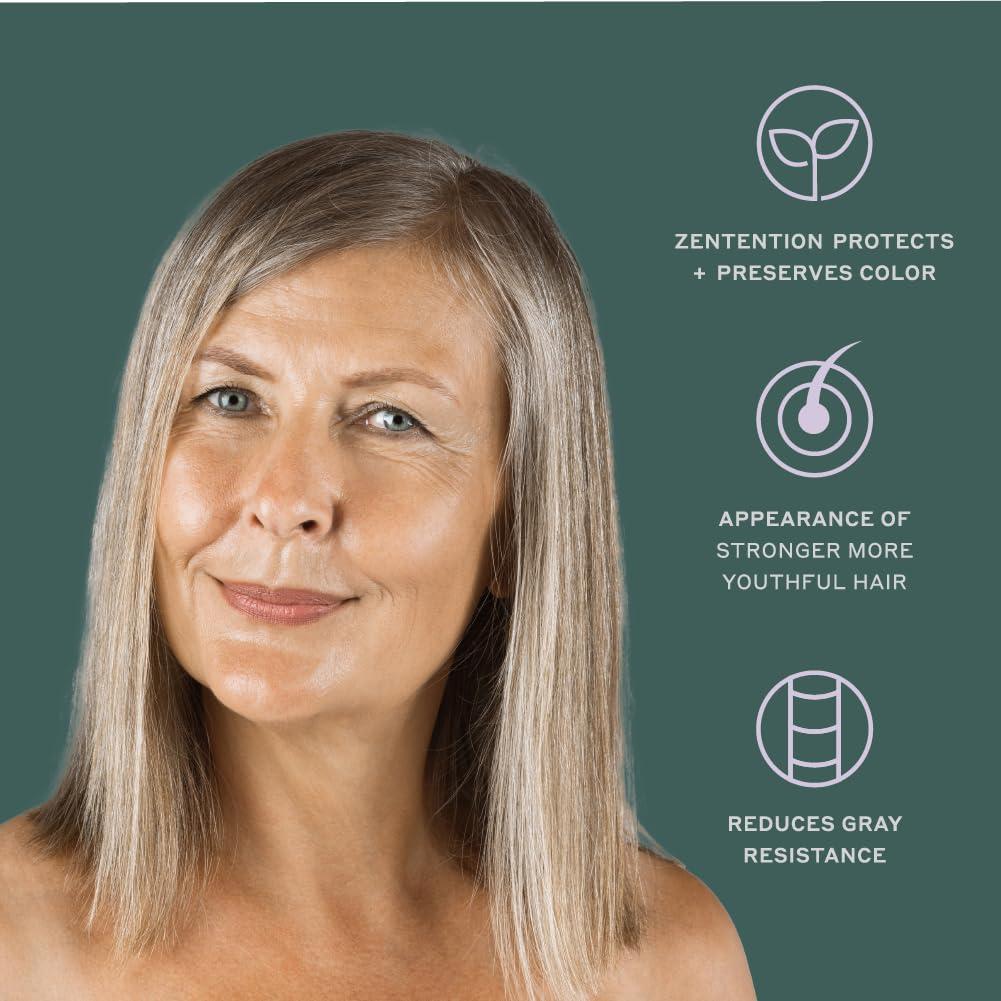 imageZENAGEN Eclipse Color Preservation Gray Support Conditioner Enhances Hair Color Vibrancy Reduces Gray Appearance Nourishes amp Strengthens Aging Hair PlantBased ColorSafe 675 oz675 Fl Oz Pack of 1