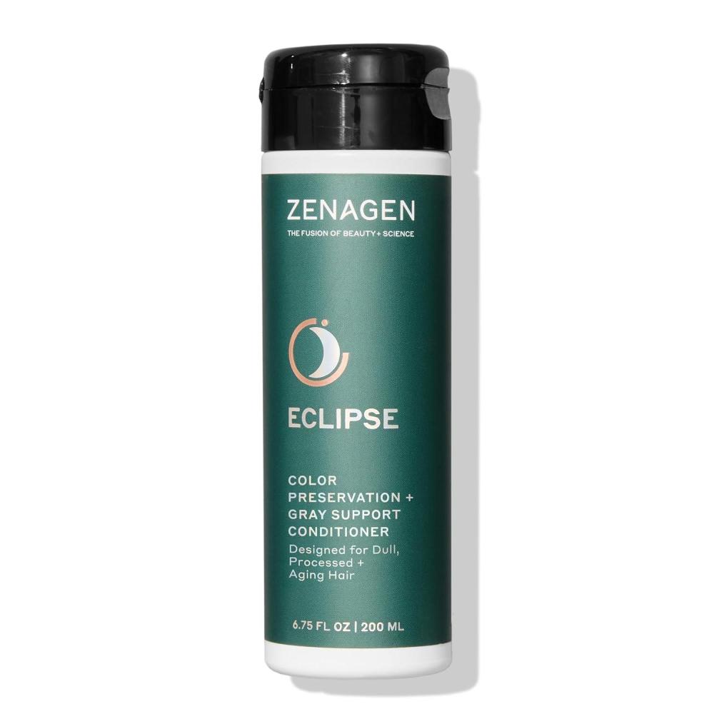 imageZENAGEN Eclipse Color Preservation Gray Support Conditioner Enhances Hair Color Vibrancy Reduces Gray Appearance Nourishes amp Strengthens Aging Hair PlantBased ColorSafe 675 oz675 Fl Oz Pack of 1