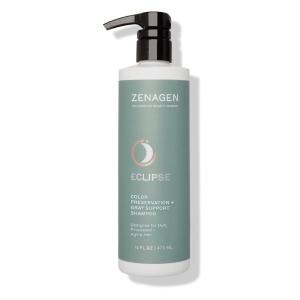 ZENAGEN Eclipse Color Preservation + Gray Support Shampoo | Enhances Hair Color Vibrancy, Reduces Gray Appearance, Nourishes & Strengthens Aging Hair, Plant-Based, Color-Safe, All Hair Types(16 Fl Oz (Pack of 1))