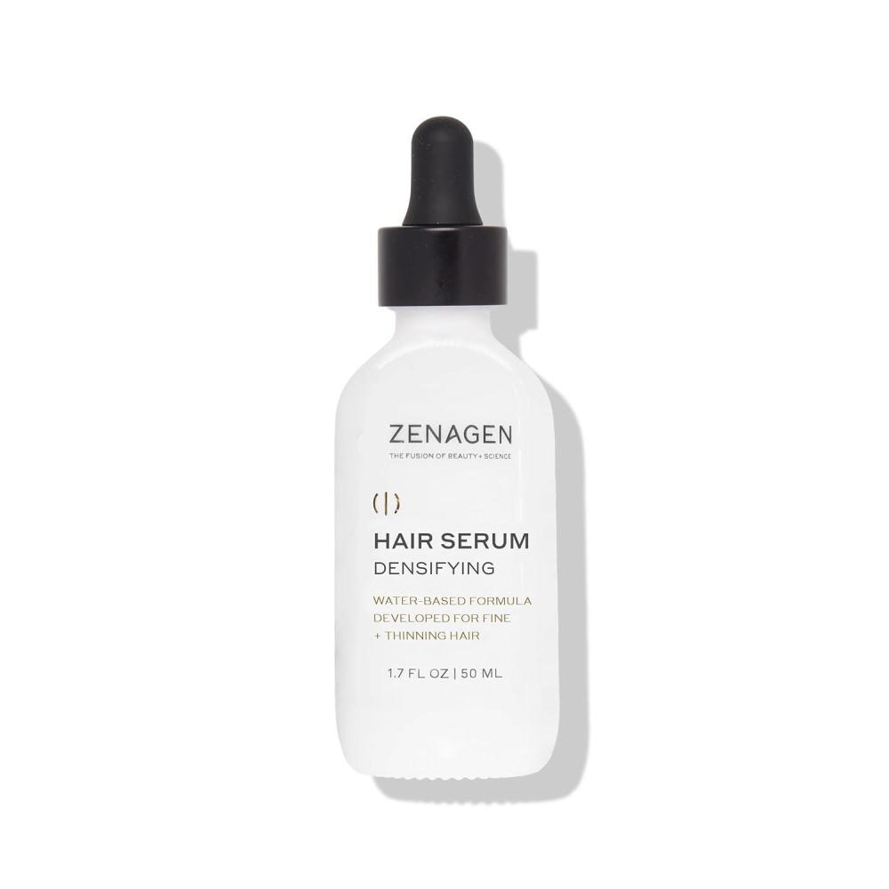 imageZENAGEN Densifying Hair Serum for Fine Thinning Hair Boosts Hair Density Strengthens amp Nourishes Hair Follicles NonGreasy WaterBased Formula PlantBased Vegan All Hair Types17 Fl Oz Pack of 1