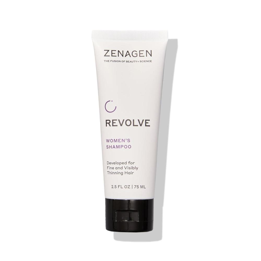 imageZENAGEN Revolve Womens Thickening Shampoo Supports Appearance of Fuller HealthierLooking Hair Developed for Fine amp Visibly Thinning Hair PlantBased ColorSafe 5Minute Treatment25 Fl Oz Pack of 1