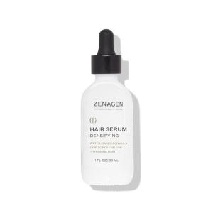ZENAGEN Densifying Hair Serum for Fine + Thinning Hair | Boosts Hair Density, Strengthens & Nourishes Hair Follicles, Non-Greasy Water-Based Formula, Plant-Based, Vegan, All Hair Types(1 Fl Oz (Pack of 1))