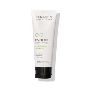 ZENAGEN Evolve Repair + Protect Nourishing Shampoo (Unisex) | Repairs & Strengthens Damaged Hair, Promotes Thicker Fuller Hair, Plant-Based, Color-Safe, Vegan, All Hair Types(2.5 Ounce)