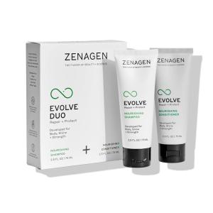 ZENAGEN Evolve Repair + Protect Nourishing Shampoo (Unisex) | Repairs & Strengthens Damaged Hair, Promotes Thicker Fuller Hair, Plant-Based, Color-Safe, Vegan, All Hair Types(2.5 Fl Oz (Pack of 2))