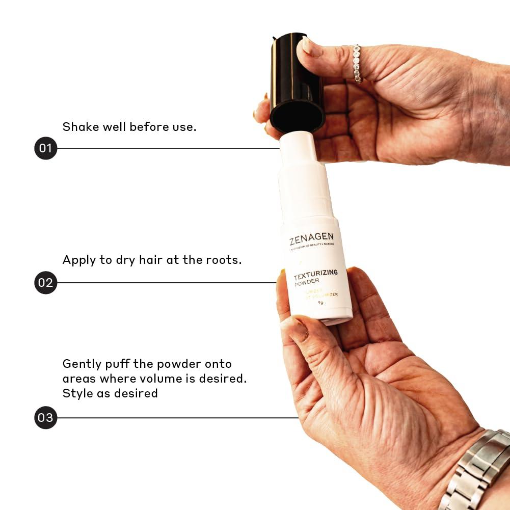 imageZENAGEN Texturizing Powder Texturizer Root Volumizer Adds Instant Volume amp Texture Absorbs Oil For A Refreshed Look Lightweight ResidueFree Formula Vegan All Hair Types 9 g