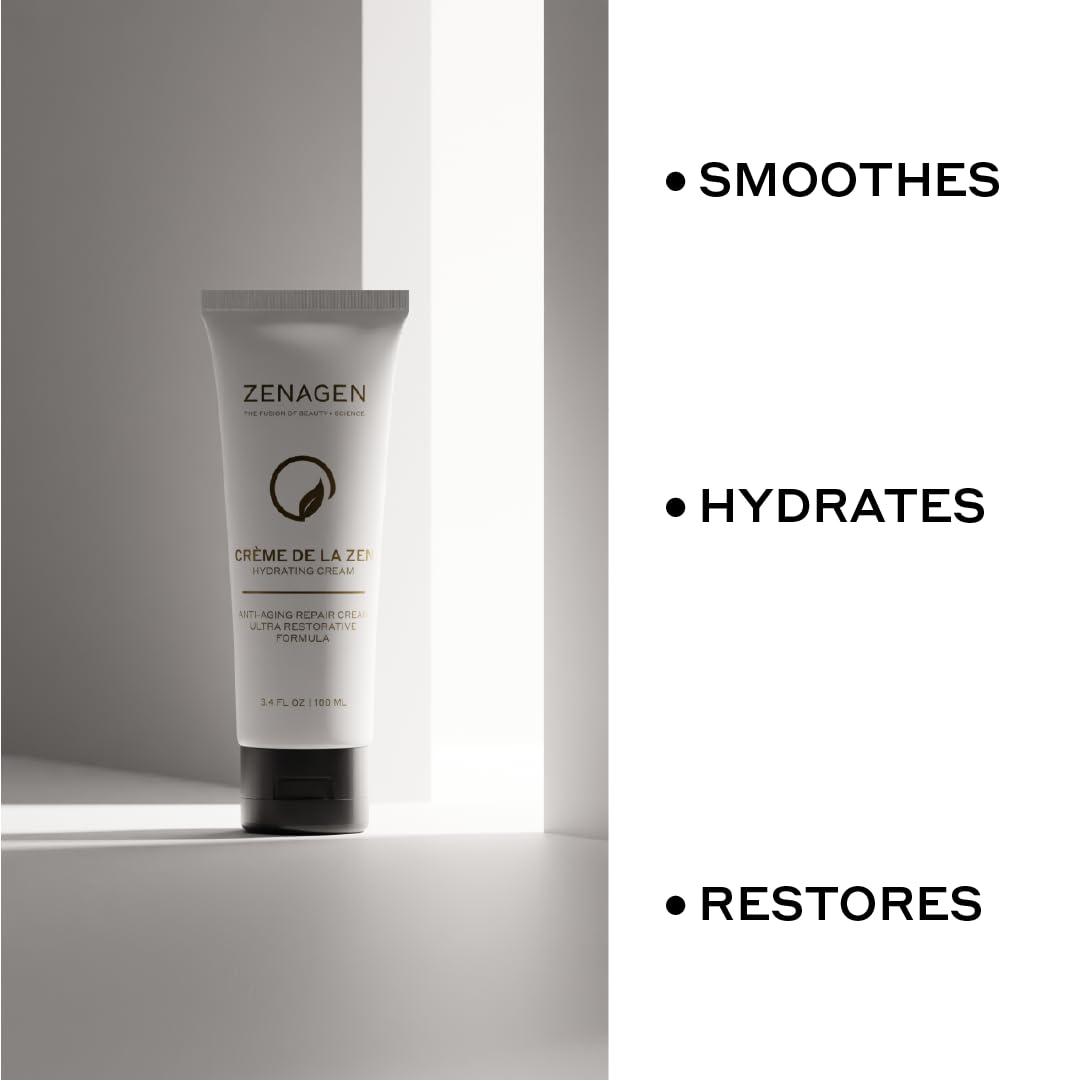 imageZenagen Creme De La Zen Hydrating Hand Cream Anti Aging Repair Cream Ultra Restorative Formula 34 Fl Oz