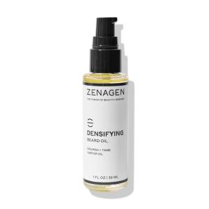 ZENAGEN Densifying Beard Oil | Nourish + Tame Castor Oil, Promotes Thicker Fuller Beard Growth, Nourishes & Softens Facial Hair, Lightweight Non-Greasy, Plant-Based, Vegan, All Beard Types, 1 oz