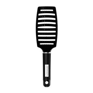 ZENAGEN Zen Brush| Gently Detangles Hair, Reduces Breakage, Enhances Scalp Stimulation, Lightweight Ergonomic Design, All Hair Types 1 ea(Black)